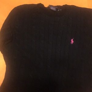 Authentic black Ralph Lauren sweater